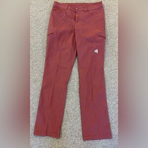 Eddie Bauer Women's Burgundy Straight Leg Cargo Pants